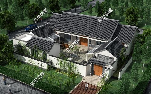 等宅基地批下來，就建一棟帶小院的小別墅