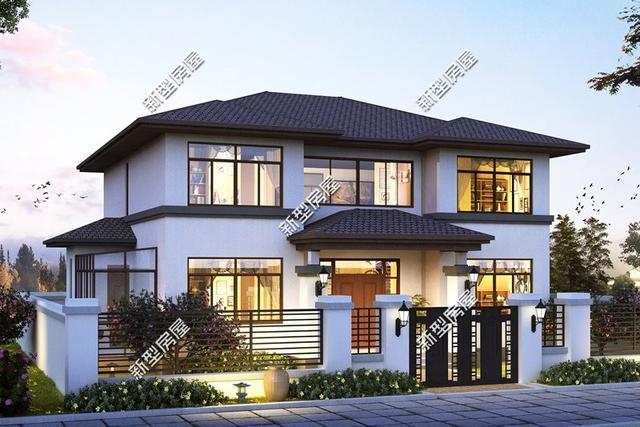 等宅基地批下來，就建一棟帶小院的小別墅