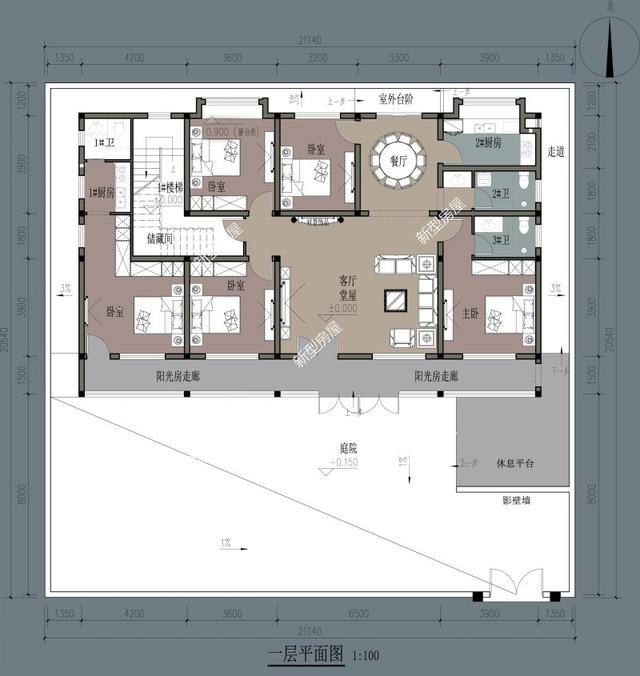 等宅基地批下來，就建一棟帶小院的小別墅