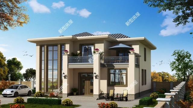 等宅基地批下來，就建一棟帶小院的小別墅