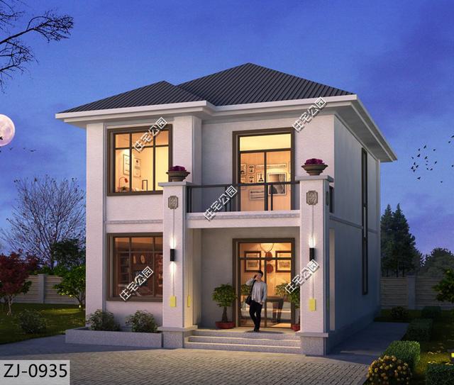 精選幾套小戶型農(nóng)村自建房，小宅基地也能建好房