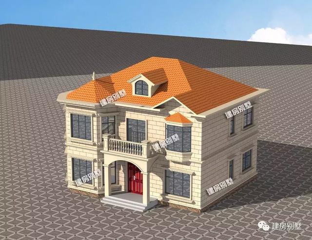 面寬13米左右的兩棟自建房戶型，回老家給父母建一棟吧