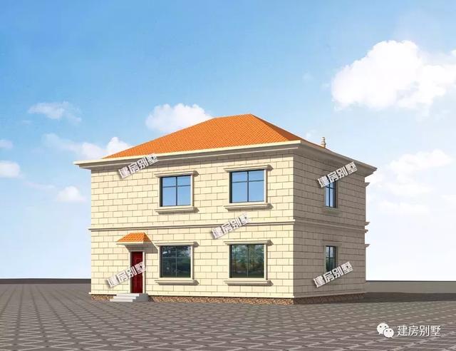 面寬13米左右的兩棟自建房戶型，回老家給父母建一棟吧