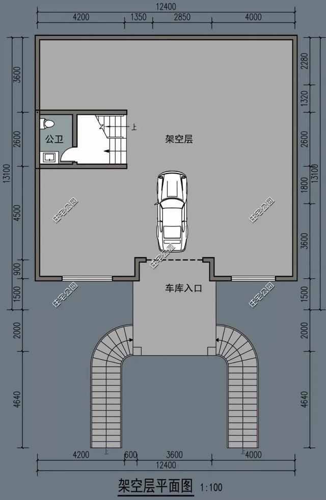 8套首層架空的別墅設(shè)計(jì)圖？喜歡架空的趕快收藏