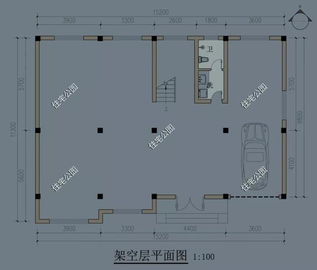 8套首層架空的別墅設(shè)計(jì)圖？喜歡架空的趕快收藏