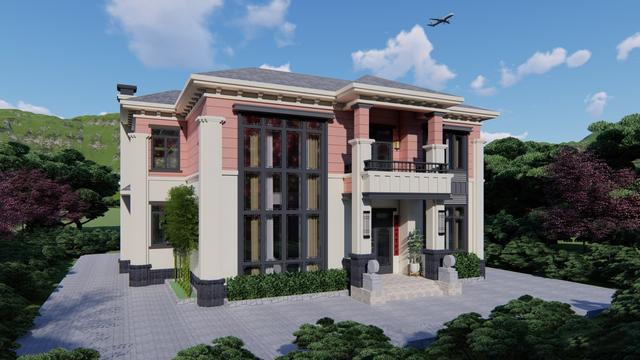 75萬自建最美二層別墅別墅，343㎡6室1廳