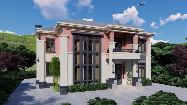 75萬自建最美二層別墅別墅，343㎡6室1廳