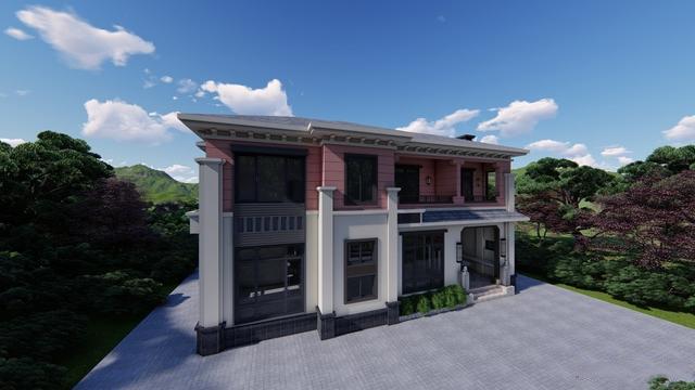 75萬自建最美二層別墅別墅，343㎡6室1廳