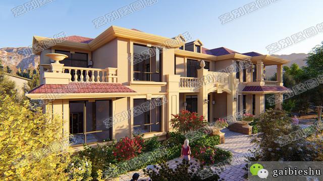 開間25米超豪華二層別墅實拍圖，土豪才能建得起