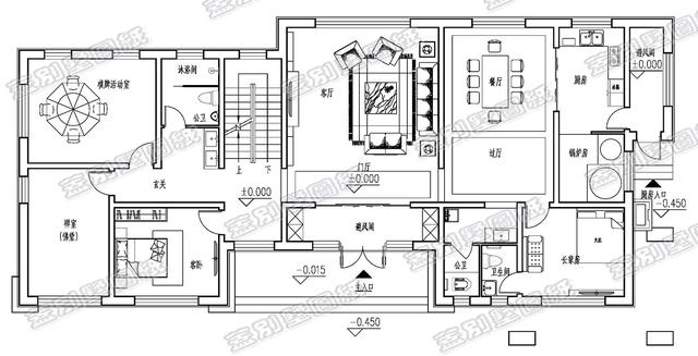 開間25米超豪華二層別墅實拍圖，土豪才能建得起