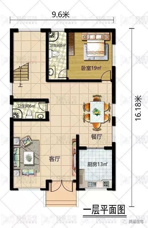 開間9.6米照樣建大別墅（含戶型），健身房、KTV都有，驚艷全村