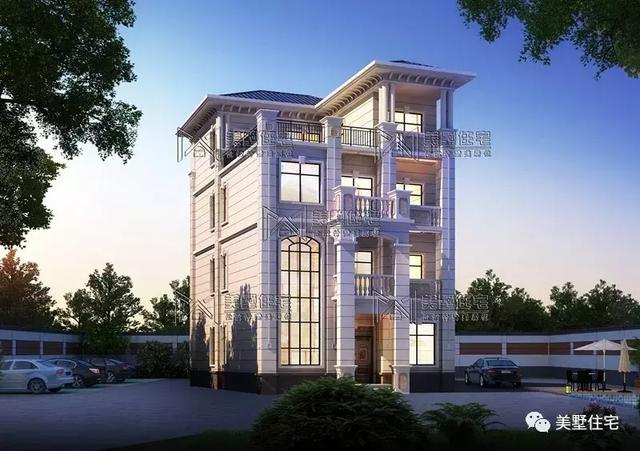 開間9.6米照樣建大別墅（含戶型），健身房、KTV都有，驚艷全村