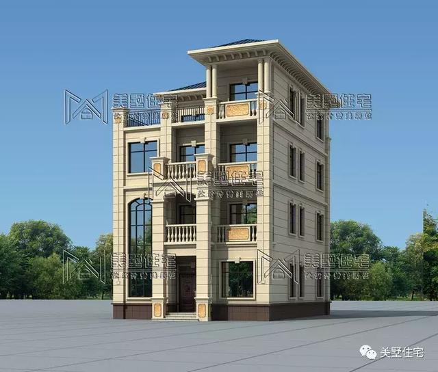 開間9.6米照樣建大別墅（含戶型），健身房、KTV都有，驚艷全村