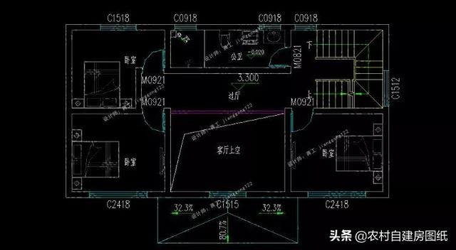 8款小戶(hù)型二層小洋樓別墅圖，主體15萬(wàn)起，人人建的起