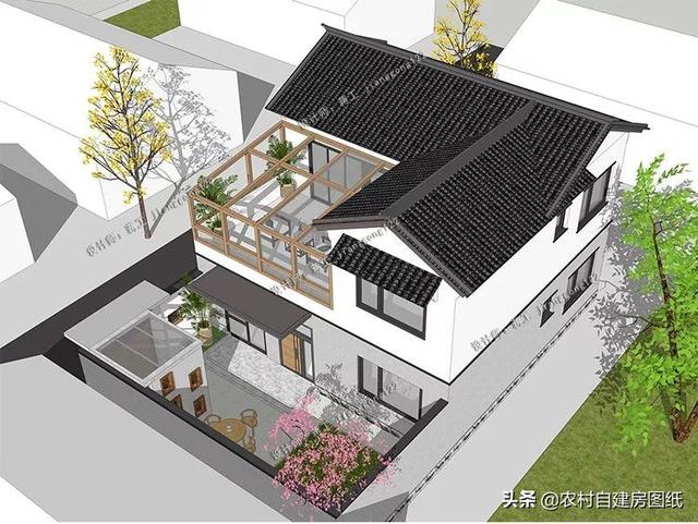 8款小戶(hù)型二層小洋樓別墅圖，主體15萬(wàn)起，人人建的起