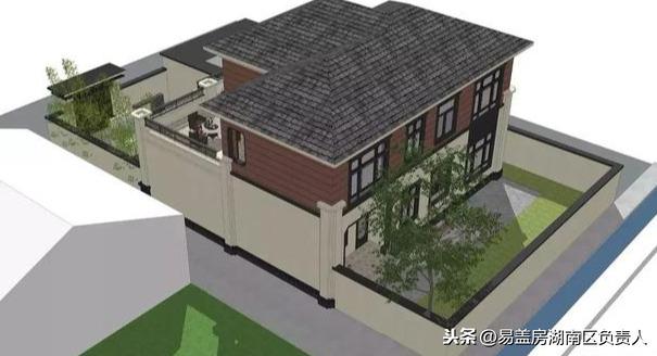 250平新中式別墅方案，有宅有院有車庫