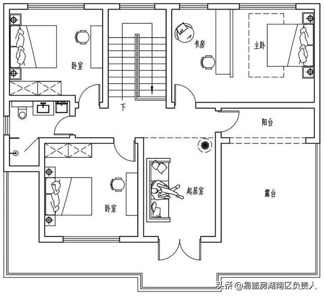 250平新中式別墅方案，有宅有院有車庫
