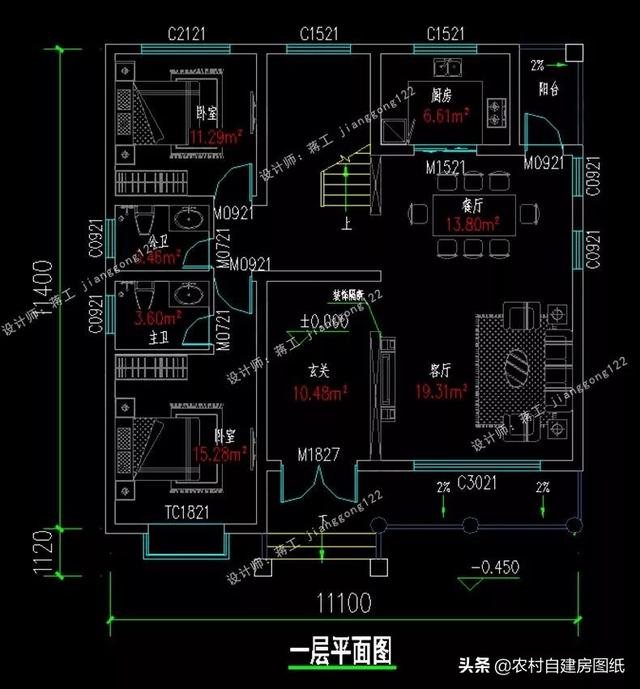 7款帶院子的二層別墅方案，庭院花池涼亭一個都不能少