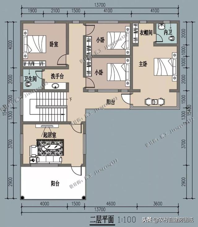 7款帶院子的二層別墅方案，庭院花池涼亭一個都不能少