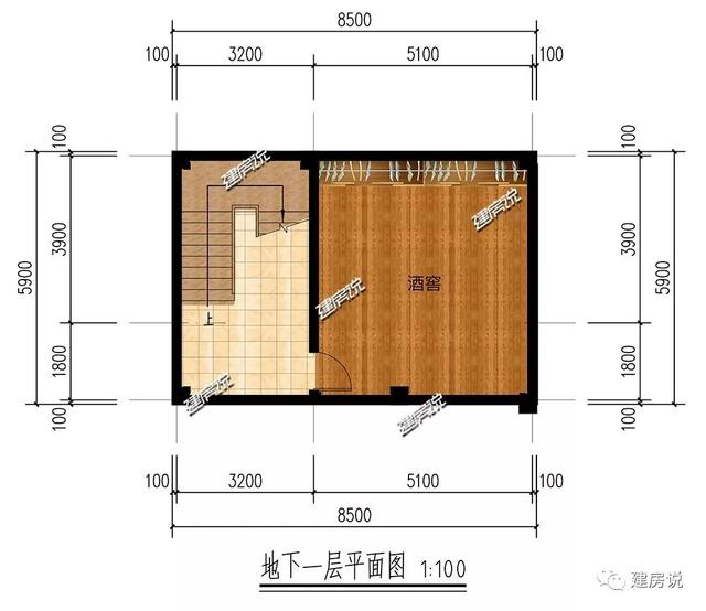 面寬12米的復(fù)式樓設(shè)計(jì)圖，挑空大客廳