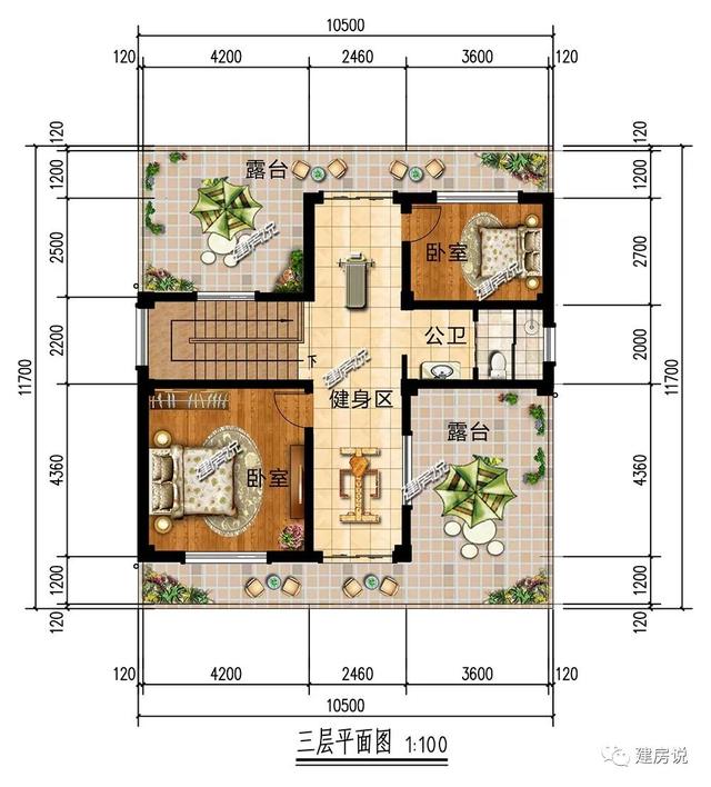 面寬11米中國風徽派自建房別墅方案，適合鄉(xiāng)村建