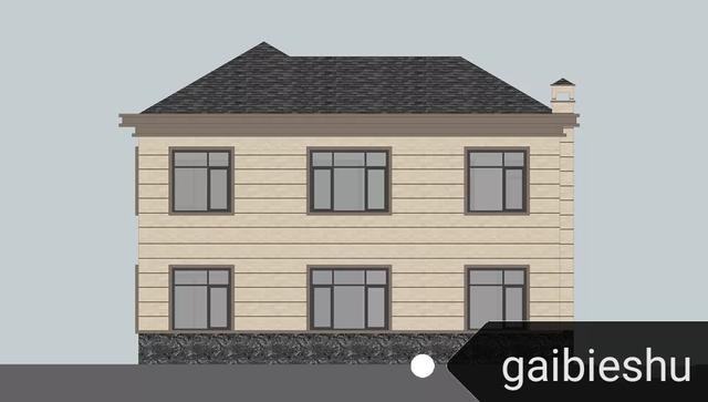 河南自建現(xiàn)代二層別墅戶型設(shè)計(jì)圖，3廳5臥