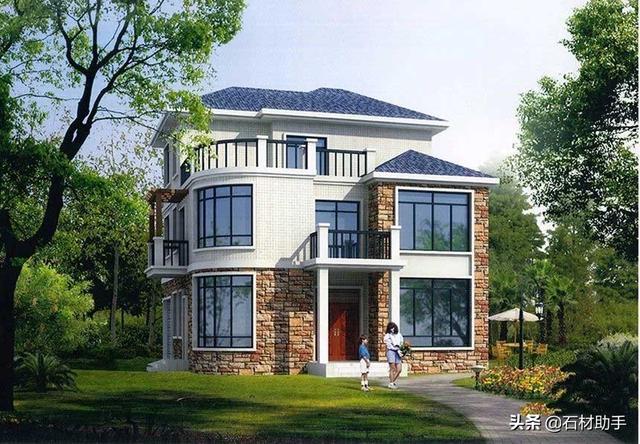 6款120平方農(nóng)村別墅戶型，2、3層的都有