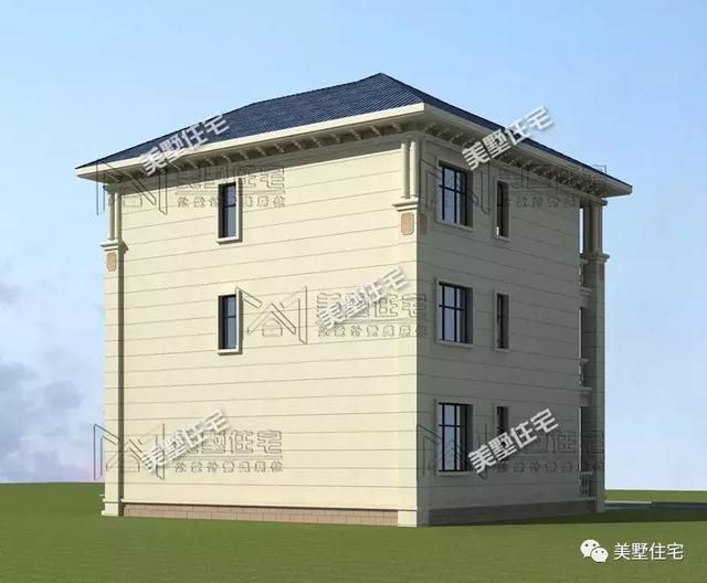 占地125平的七居室3層豪宅設(shè)計(jì)圖，人多也夠住