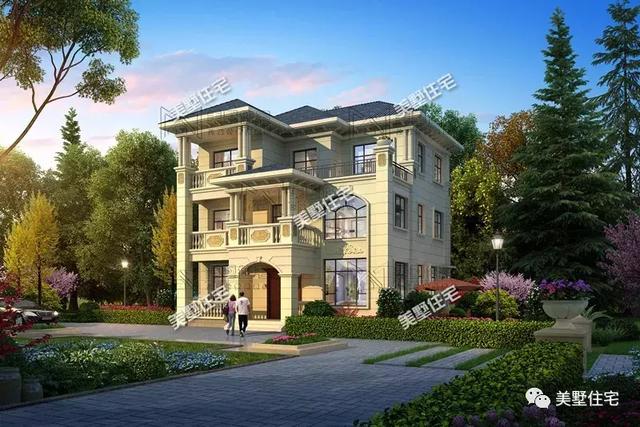 占地125平的七居室3層豪宅設(shè)計(jì)圖，人多也夠住