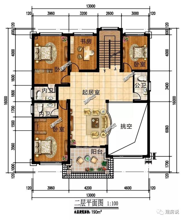 面寬12米的新中式復(fù)式樓誰圖，低調(diào)奢華有內(nèi)涵
