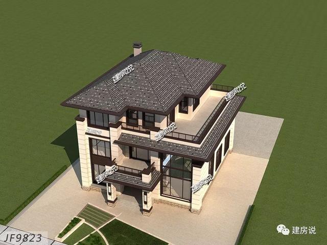 面寬12米的新中式復(fù)式樓誰圖，低調(diào)奢華有內(nèi)涵