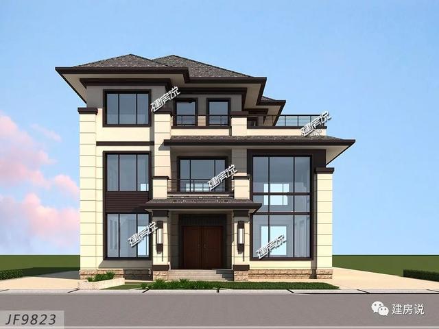 面寬12米的新中式復(fù)式樓誰圖，低調(diào)奢華有內(nèi)涵