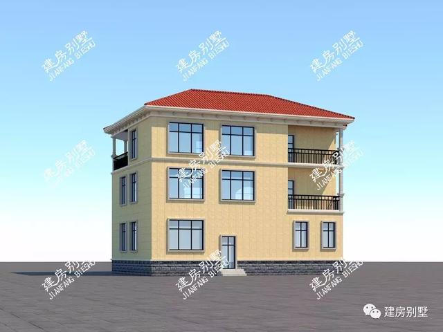 帶大堂屋和涼亭設(shè)計(jì)的農(nóng)村自建房圖，豪宅標(biāo)準(zhǔn)設(shè)計(jì)