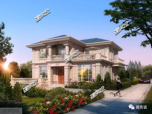 浙江省私人定制二層小洋樓，30萬就能建好