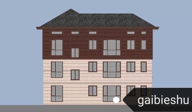 16.3m×12.3m三層平屋頂別墅設(shè)計，框架結(jié)構(gòu)