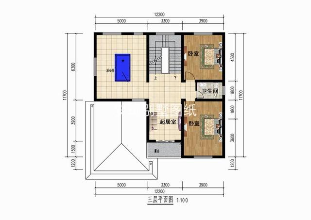 開(kāi)間16.2米，進(jìn)深11.7米二層小樓房設(shè)計(jì)，35萬(wàn)能建好主體
