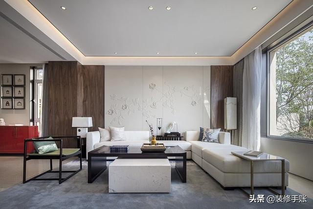 300平中式大別墅實拍圖，超大庭院像小公園