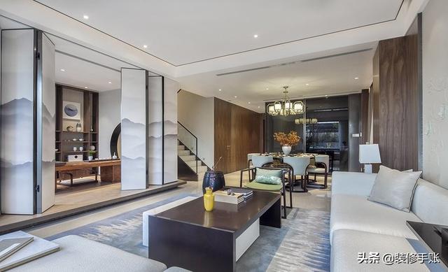 300平中式大別墅實拍圖，超大庭院像小公園