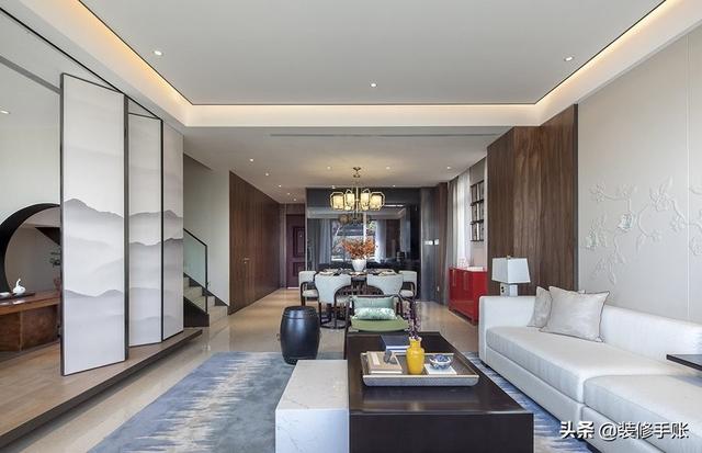 300平中式大別墅實拍圖，超大庭院像小公園