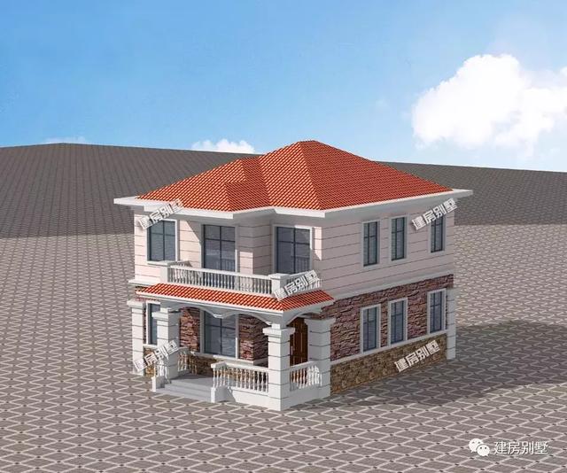 2棟精致小戶型農村房子戶型圖，造價比較低