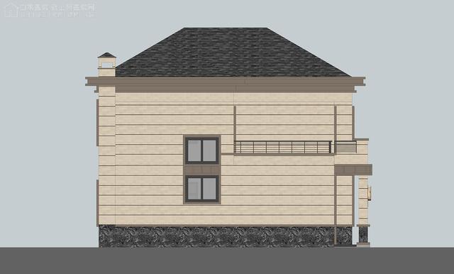 河南南陽二層新中式別墅設(shè)計圖，戶型實用
