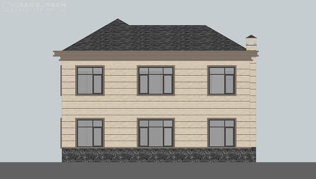 河南南陽二層新中式別墅設(shè)計圖，戶型實用