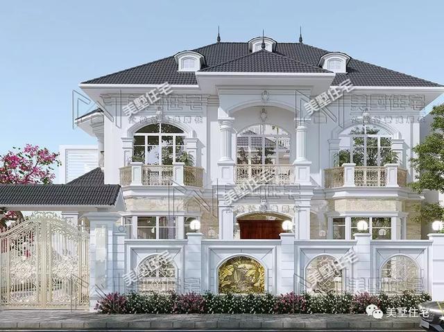 21款法式別墅效果圖片大全，建起來你就是王