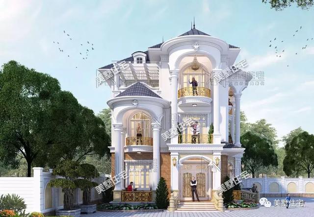 21款法式別墅效果圖片大全，建起來你就是王