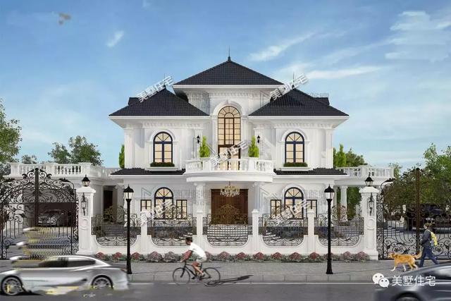 21款法式別墅效果圖片大全，建起來你就是王