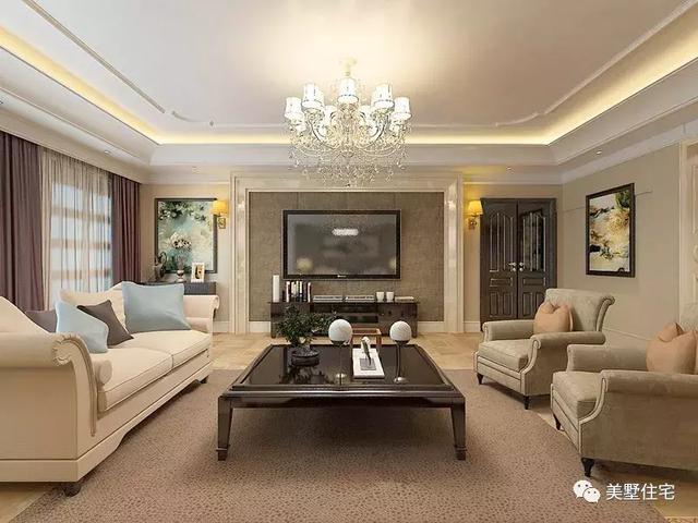 占地147平的簡歐4間二層別墅戶型方案，樓梯有特色