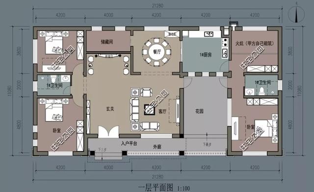 農(nóng)村自建房子戶(hù)型大全，中式、合院、歐式、平屋頂、坡屋頂應(yīng)有盡有