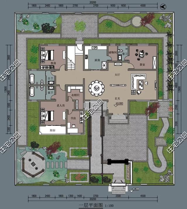 農(nóng)村自建房子戶(hù)型大全，中式、合院、歐式、平屋頂、坡屋頂應(yīng)有盡有