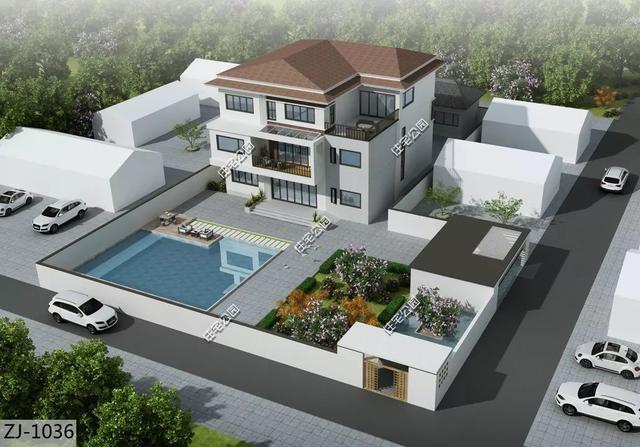 農(nóng)村自建房子戶(hù)型大全，中式、合院、歐式、平屋頂、坡屋頂應(yīng)有盡有