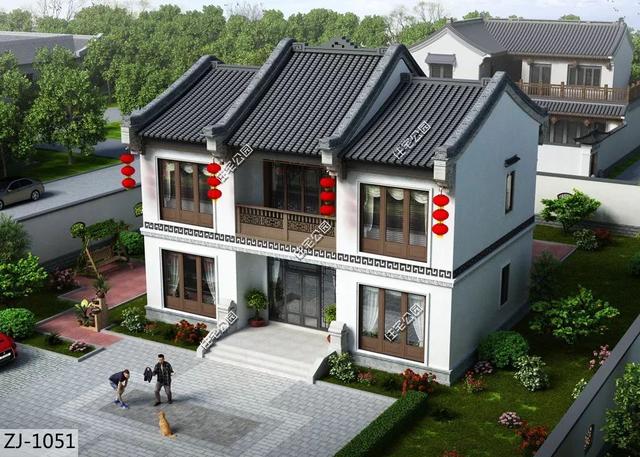 農(nóng)村自建房子戶(hù)型大全，中式、合院、歐式、平屋頂、坡屋頂應(yīng)有盡有